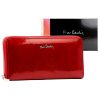 Pierre Cardin 02 LEAF-N 119 piros női bőr pénztárca 20 x 10.5 x 3 cm