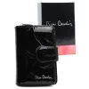 Pierre Cardin 02 LEAF-N 115 fekete női bőr pénztárca 9.5 x 13 x 3.5 cm