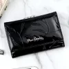 Pierre Cardin 02 LEAF-N 117 fekete női bőr pénztárca 12.5 x 8 x 3.5 cm