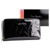 Pierre Cardin 02 LEAF-N 118 fekete női bőr pénztárca 20 x 11 x 4 cm