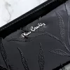 Pierre Cardin 02 LEAF-N 118 fekete női bőr pénztárca 20 x 11 x 4 cm