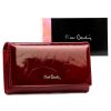 Pierre Cardin 02 LEAF-N 114 bordó női bőr pénztárca 17.5 x 9.5 x 3.5 cm