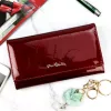 Pierre Cardin 02 LEAF-N 114 bordó női bőr pénztárca 17.5 x 9.5 x 3.5 cm
