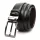 Nordee BN001 BLACK férfi fekete-barna kifordítható bőr öv 120 cm