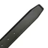 Nordee BN001 BLACK fekete-barna kifordítható férfi bőr öv 125 cm
