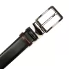 Nordee BN001 BLACK fekete-barna kifordítható férfi bőr öv 125 cm