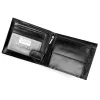 Cavaldi 0002-P-BS RFID fekete férfi bőr pénztárca 12.5 x 10.5 x 2.5 cm