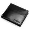 Cavaldi 0002-P-BS RFID fekete férfi bőr pénztárca 12.5 x 10.5 x 2.5 cm