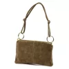 Luka 24-097 MN taupe női bőr válltáska, oldaltáska 24 x 15.5 x 4 cm