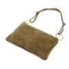 Luka 24-097 MN taupe női bőr válltáska, oldaltáska 24 x 15.5 x 4 cm