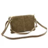 Luka 24-097 MN taupe női bőr válltáska, oldaltáska 24 x 15.5 x 4 cm
