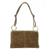 Luka 24-097 MN taupe női bőr válltáska, oldaltáska 24 x 15.5 x 4 cm