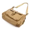 VS 046 taupe női bőr oldaltáska 32 x 22 x 15 cm