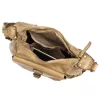 VS 046 taupe női bőr oldaltáska 32 x 22 x 15 cm