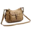 VS 046 taupe női bőr oldaltáska 32 x 22 x 15 cm