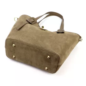   Luka 25-006 drapp női bőr válltáska, oldaltáska 36 x 29 x 14 cm