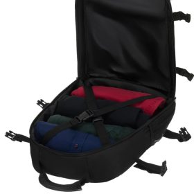   Peterson PTN KRUK-J fekete hátizsák - WizzAir, Ryanair kézipoggyász 40 X 25 X 20 Cm