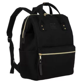   Peterson PTN ALFA BLACK fekete hátizsák, laptop és tablet tartóval