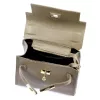 Luka 19-17 MN DOLLARO taupe női bőr kézitáska 23 x 19 x 12.5 cm