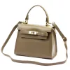 Luka 19-17 MN DOLLARO taupe női bőr kézitáska 23 x 19 x 12.5 cm