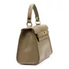 Luka 19-17 MN DOLLARO taupe női bőr kézitáska 23 x 19 x 12.5 cm