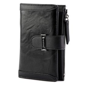 Eslee 99379 fekete női pénztárca 9.5 x 15.5 x 3.5 cm