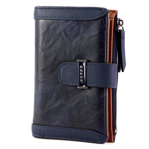 Eslee 99379 sötétkék női pénztárca 9.5 x 15.5 x 3.5 cm