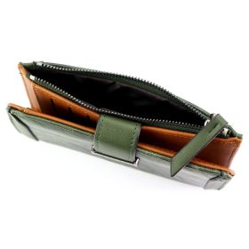 Eslee 99379 zöld női pénztárca 9.5 x 15.5 x 3.5 cm