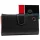 Peterson PTN D24-L-MNK fekete női bőr pénztárca 15 x 8.5 x 3 cm