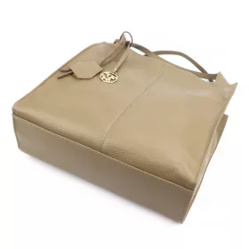   Gregorio 1725 DOLLARO taupe női bőr válltáska, shopper  39 x 38 x 14 cm