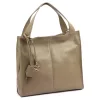 Gregorio 1725 DOLLARO taupe női bőr válltáska, shopper  39 x 38 x 14 cm