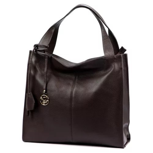 Gregorio 1725 DOLLARO női barna bőr válltáska, shoppertáska 39 x 38 x 14 cm