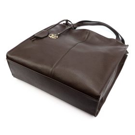   Gregorio 1725 DOLLARO női barna bőr válltáska, shoppertáska 39 x 38 x 14 cm