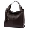 Gregorio 1725 DOLLARO női barna bőr válltáska, shoppertáska 39 x 38 x 14 cm