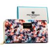 Peterson PTN PX25-PF2 színes virágmintás női pénztárca 18 x 9,5 x 3 cm