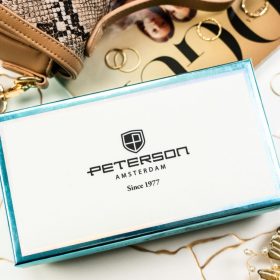   Peterson PTN PX27-PF2 színes virágmintás női pénztárca 17 x 9,5 x 3 cm