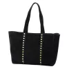 Luka 25-016 fekete női bőr válltáska 47 x 28 x 13 cm