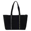 Luka 25-016 fekete női bőr válltáska 47 x 28 x 13 cm