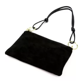   Luka 24-097 MN fekete női bőr válltáska, oldaltáska 24 x 15.5 x 4 cm