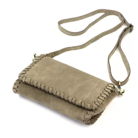Luka 25-028 drapp női bőr válltáska 22 x 13 x 6 cm