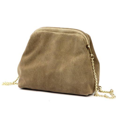 Luka 25-030 bézs női bőr válltáska 23 x 18 x 12 cm