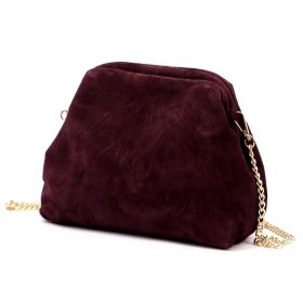 Luka 25-030 bordó női bőr válltáska 23 x 18 x 12 cm