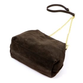 Luka 25-030 barna női bőr válltáska 23 x 18 x 12 cm