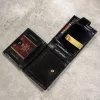 Peterson PTN SET3-N78L-VT-5433 BLACK fekete férfi marhabőr pénztárca ajándék szett