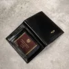 Peterson PTN SET3-N78L-VT-5433 BLACK fekete férfi marhabőr pénztárca ajándék szett
