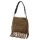 Luka 25-022 női bőr taupe válltáska 33 x 30 x 6 cm