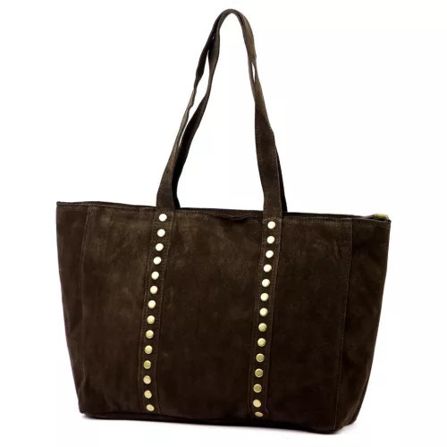 Luka 25-016 barna női bőr válltáska 47 x 28 x 13 cm