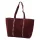 Luka 25-016 bordó női bőr válltáska 47 x 28 x 13 cm
