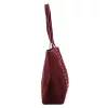 Luka 25-016 bordó női bőr válltáska 47 x 28 x 13 cm