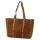 Luka 25-016 konyak női bőr válltáska 47 x 28 x 13 cm